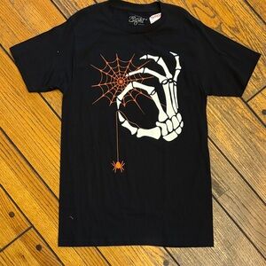 Adult Small Skeleton OK shirt NWT Halloween